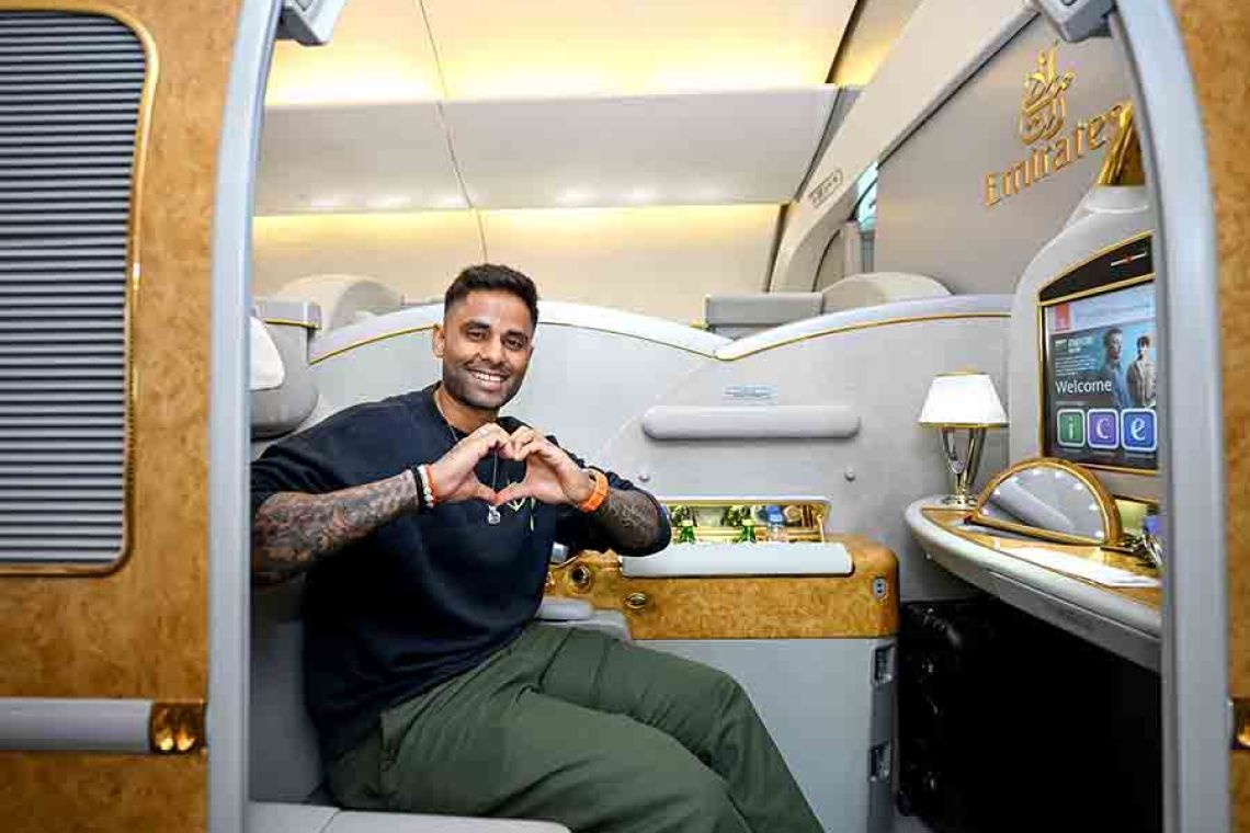 Emirates ready to take to the field ahead of ICC Men’s T20 World Cup, featuring Suryakumar Yadav in its new ad campaign